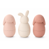 Badspeelgoed konijntjes - Baby bath toy set roze